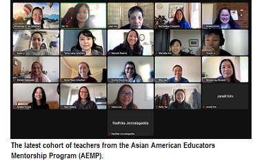 our last cohort of teachers for the Asian American Educators Mentorship Program