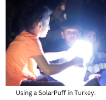 Children with SolarPuff in Turkey